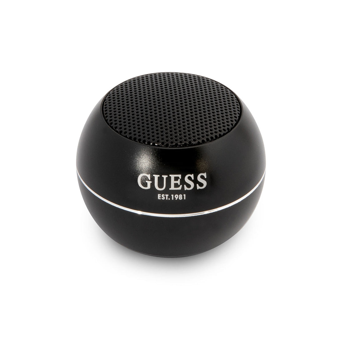 Guess Mini Bluetooth Speaker Hoparlör Alüminyum Alaşım Gövdeli Siyah