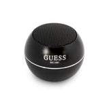 Guess Mini Bluetooth Speaker Hoparlör Alüminyum Alaşım Gövdeli Siyah
