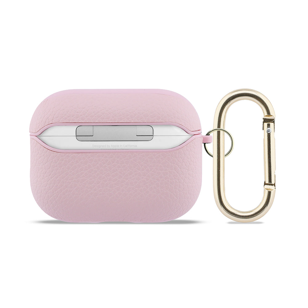Apple Airpods Pro 3 Kılıf Guess Anahtarlıklı PU Deri Tasarım Pembe