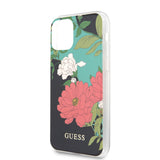 Apple iPhone 11 Kılıf Guess Çiçek Desenli Kapak Flowers