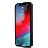 Apple iPhone 12 Pro Kılıf Guess Magsafe Şarj Özellikli Saffiano Classic Kapak Siyah