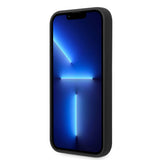 Apple iPhone 14 Pro Max ılıf Guess Glitter Logolu Soft Silikon Kapak Siyah