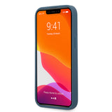 Apple iPhone 14 Pro Max Kılıf Guess PU Deri Çizgili Logo Dizaynlı Kapak Mavi