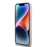 Apple iPhone 14 Pro Max Kılıf Guess Magsafe Şarj Özellikli Circle Classic Kapak Pembe
