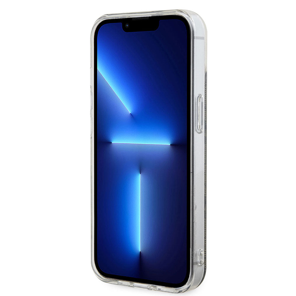 Apple iPhone 13/15 Kılıf Guess Magsafe Şarj Özellikli Yazı Logolu 4G Desenli Kapak Kahverengi