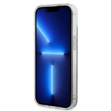 Apple iPhone 15 Kılıf Guess Magsafe Şarj Özellikli Yazı Logolu 4G Desenli Kapak Kahverengi