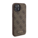 Apple iPhone 14 Kılıf ve Powerbank Guess İkili Set Kahverengi