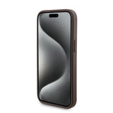 Apple iPhone 14 Kılıf ve Powerbank Guess İkili Set Kahverengi
