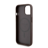 Apple iPhone 14 Kılıf ve Powerbank Guess İkili Set Kahverengi