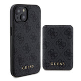 Apple iPhone 15 Kılıf ve Powerbank Guess İkili Set Siyah