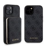 Apple iPhone 15 Kılıf ve Powerbank Guess İkili Set Siyah