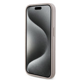 Apple iPhone 14 Pro Max Kılıf Guess Magsafe Şarj Özellikli 4G Desenli Yazı Logolu Kapak Pembe