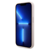 Apple iPhone 15 Pro Kılıf Guess Magsafe Şarj Özellikli Şerit Tasarımlı Kapak Pembe