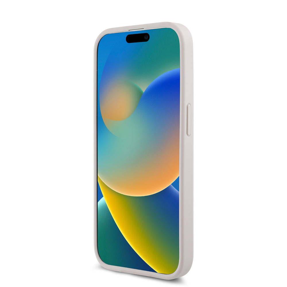 Apple iPhone 14 Pro Kılıf Guess Magsafe Uyumlu 4G Classic Logolu Kapak Pembe