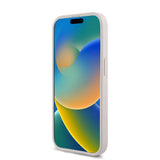 Apple iPhone 15 Pro Max Kılıf Guess Magsafe Uyumlu 4G Classic Logolu Kapak Pembe