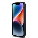 Apple iPhone 15 Pro Kılıf Guess Magsafe Uyumlu 4G Classic Logolu Kapak Siyah