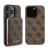 Apple iPhone 14 Pro Max Kılıf ve Powerbank Guess İkili Set Kahverengi