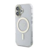 Apple iPhone 16 Guess 3'lü Aksesuar Seti Simli Glitter Kılıf Ekran ve Lens Koruyucu