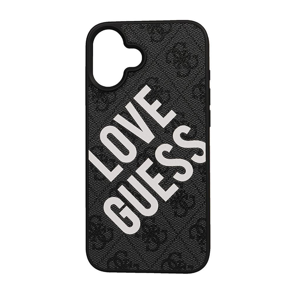 Apple iPhone 16 Plus Kılıf Guess Big Love Guess Kapak Siyah