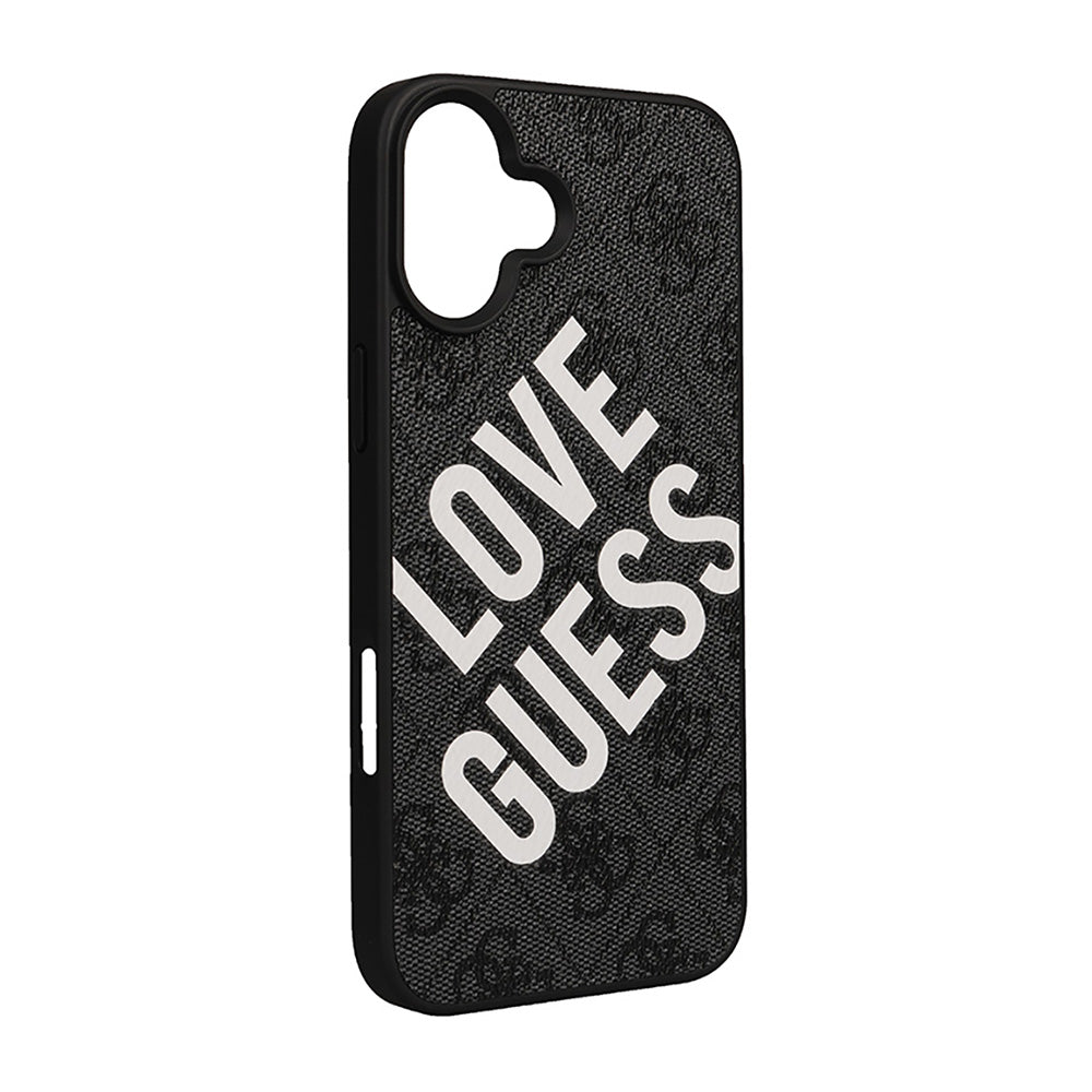 Apple iPhone 16 Plus Kılıf Guess Big Love Guess Kapak Siyah