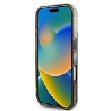 Apple iPhone 16 Plus Kılıf Guess Magsafe Şarj Özellikli IML Baskılı Klasik Logolu 4G Desenli Kapak Kahverengi