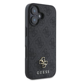 Apple iPhone 16 Plus Kılıf Guess Magsafe Şarj Özellikli Small 4G Classic Kapak Siyah