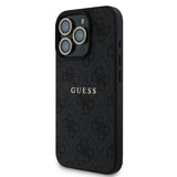 Apple iPhone 16 Pro Guess 3'lü Aksesuar Seti Kılıf Ekran ve Lens Koruyucu Siyah
