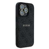 Apple iPhone 16 Pro Guess 3'lü Aksesuar Seti Kılıf Ekran ve Lens Koruyucu Siyah