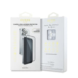 Apple iPhone 16 Pro Guess Rhinestone Ekran ve Lens Koruyucu İkili Set Gold