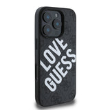 Apple iPhone 16 Pro Kılıf Guess Big Love Guess Kapak Siyah