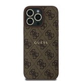 Apple iPhone 16 Pro Max Guess Kılıf Ekran ve Lens Koruyucu 3'lü Aksesuar Seti Kahverengi