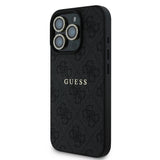 Apple iPhone 16 Pro Max Guess Kılıf Ekran ve Lens Koruyucu 3'lü Aksesuar Seti Siyah