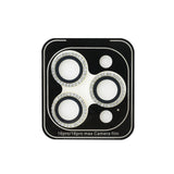 Apple iPhone 16 Pro Max Guess Rhinestone Ekran ve Lens Koruyucu 2'li Aksesuar Seti Gold