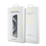 Apple iPhone 16 Pro Max Guess Temperli Cam Ekran Koruyucu Uygulama Aparatlı Outline Serisi
