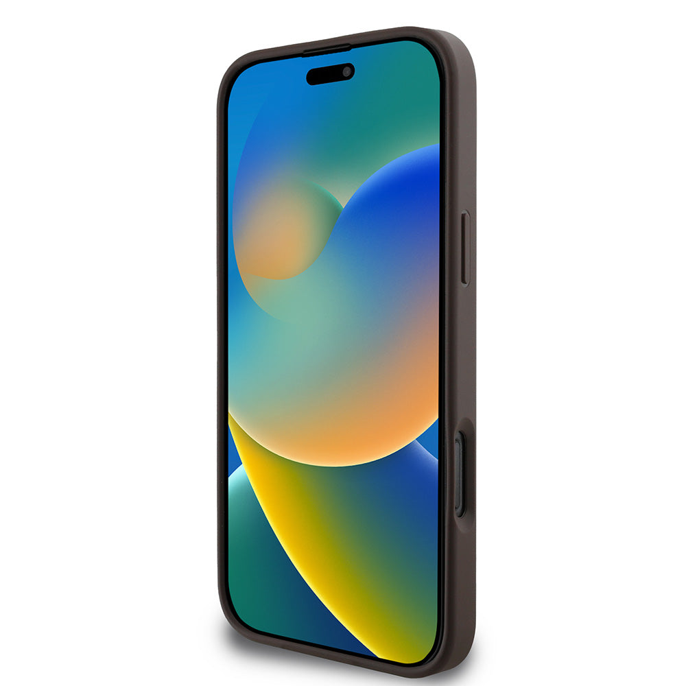 Apple iPhone 16 Pro Max Kılıf Guess Big Love Guess Kapak Kahverengi