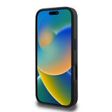 Apple iPhone 16 Pro Max Kılıf Guess Magsafe Şarj Özellikli 4G Desenli Yazı Logolu Peony Kapak Siyah