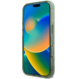 Apple iPhone 16 Pro Max Kılıf Guess Magsafe Şarj Özellikli Flower Tonal Circle Kapak Yeşil