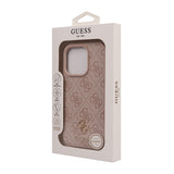 Apple iPhone 16 Pro Max Kılıf Guess Magsafe Şarj Özellikli Small 4G Classic Kapak Pembe
