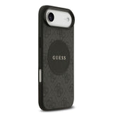 Apple iPhone 17 Air Kılıf Guess M-Safe Şarj Özellikli Circle Classic Kapak Siyah