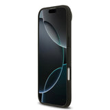 Apple iPhone 17 Air Kılıf Guess M-Safe Şarj Özellikli Circle Classic Kapak Siyah