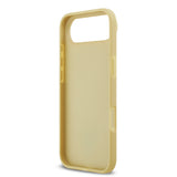 Apple iPhone 17 Air Kılıf Guess Rhinestone Taşlı Üçgen Logolu Kapak Gold