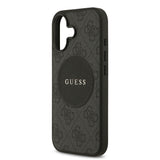 Apple iPhone 17 Kılıf Guess M-Safe Şarj Özellikli Circle Classic Kapak Siyah