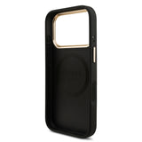 Apple iPhone 17 Pro Guess 3'lü Aksesuar Seti 4G ve Yazı Logolu Kılıf Ekran ve Lens Koruyucu Siyah