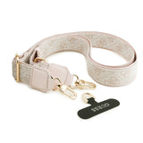 Apple iPhone 17 Pro Kılıf Guess 4G Büyük Metal Logolu Kalın Askılı Kapak Pembe