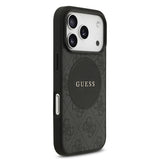 Apple iPhone 17 Pro Kılıf Guess M-Safe Şarj Özellikli Circle Classic Kapak Siyah