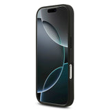 Apple iPhone 17 Pro Kılıf Guess M-Safe Şarj Özellikli Circle Classic Kapak Siyah