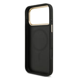 Apple iPhone 17 Pro Max Guess 3'lü Aksesuar Seti 4G ve Yazı Logolu Kılıf Ekran ve Lens Koruyucu Siyah