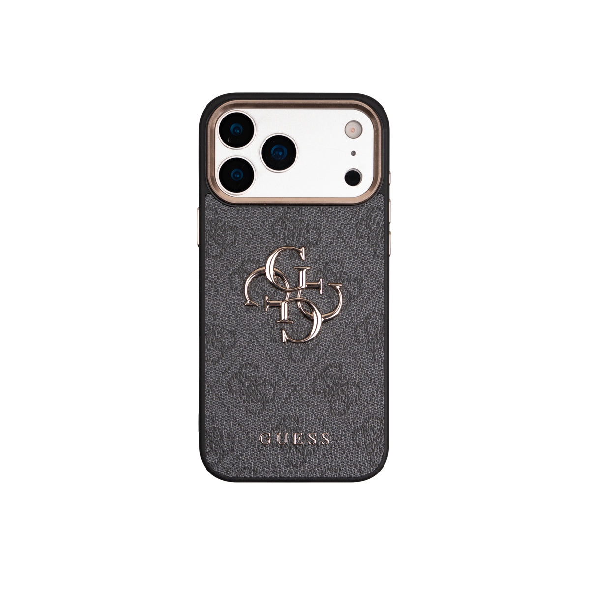 Apple iPhone 17 Pro Guess 3'lü Aksesuar Seti Kılıf Ekran ve Lens Koruyucu Siyah