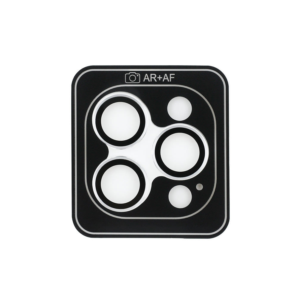 Apple iPhone 17 Pro Max Guess Metal Kamera Lens Koruyucu Gümüş