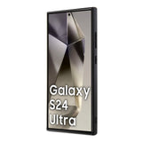 Galaxy S24 Ultra Kılıf Guess 4G Desenli Standlı Deri Kapak Siyah